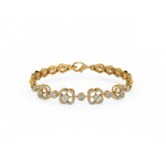 Load image into Gallery viewer, Twinkling Hearts Lab Grown Diamond Bracelet by Stefee jewels
