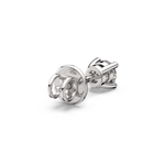 Load image into Gallery viewer, Solitaire Round Lab Grown Diamond Studs Earrings by Stefee