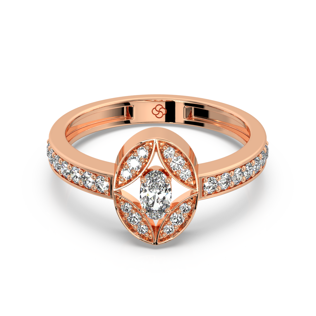 Delicate Lab Grown Diamond Band Ring by Stefee Jewels