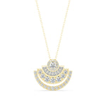 Load image into Gallery viewer, Moonshine Lab Grown Diamond Studded Pendants by Stefee Jewels