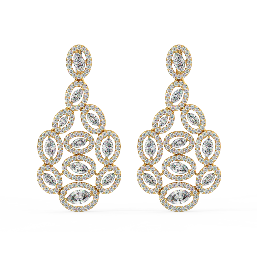 Bold & Elegant Statement Studs By Stefee Jewels