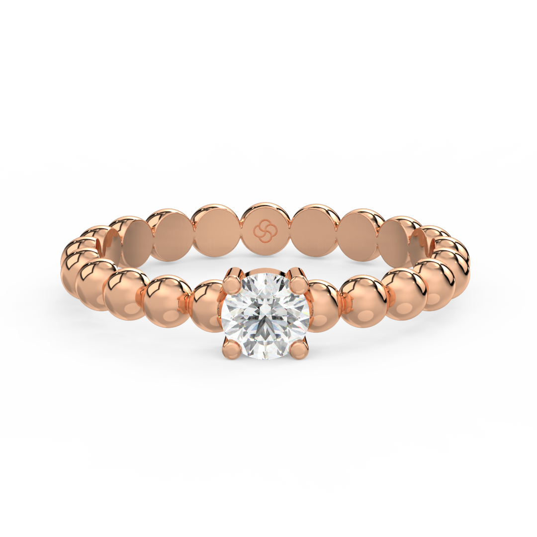 Radiant Single Stone Lab Grown Diamond Ring by Stefee Jewels