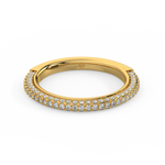 Load image into Gallery viewer, Embellished Lace Band Lab Grown - Engagement Diamond Ring by Stefee Jewels
