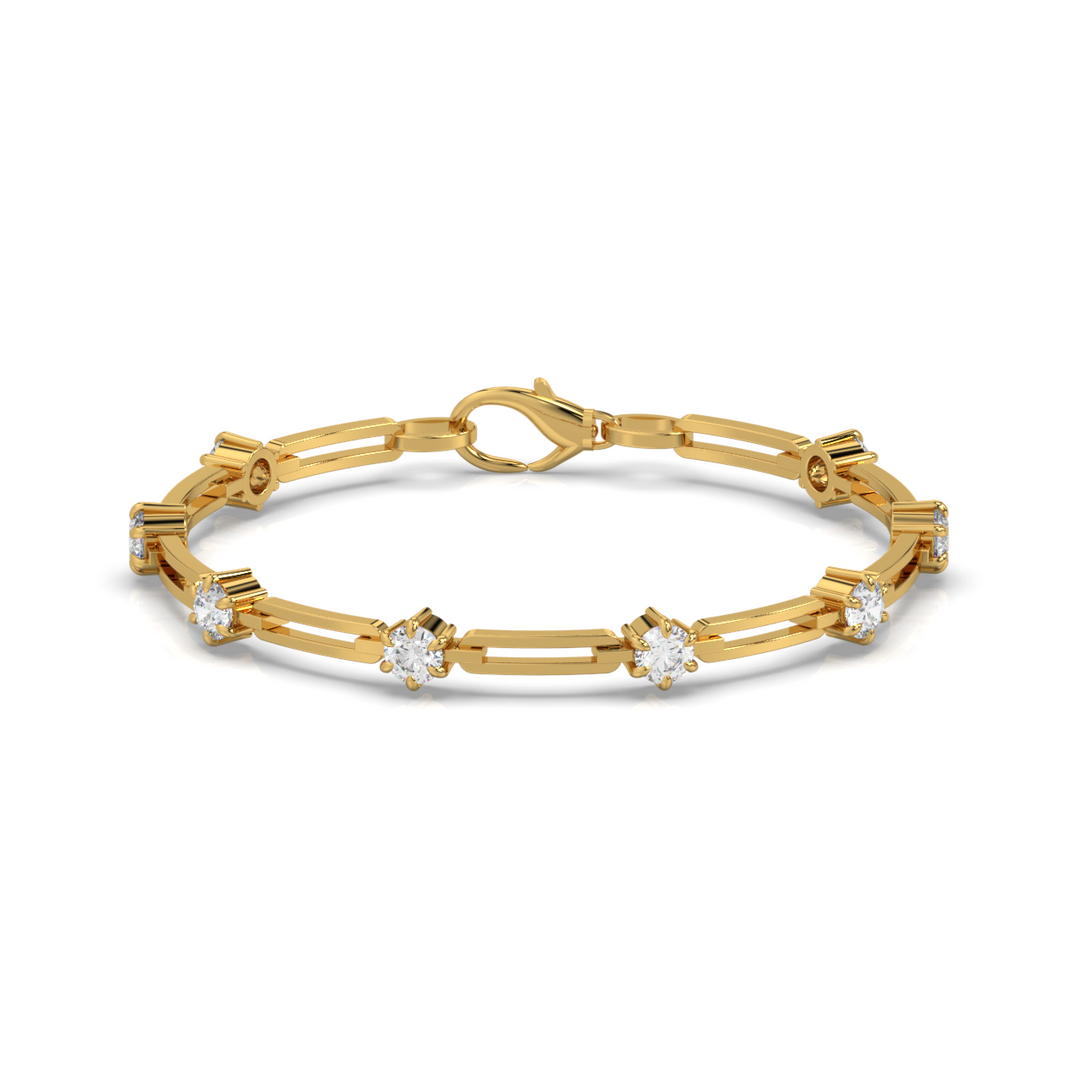 Statement Lab Grown Diamond Bracelet for a Bold Look Stefee Jewels