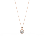Load image into Gallery viewer, Gleaming Stone Lab Grown Diamond  Pendant Set by Stefee Jewels