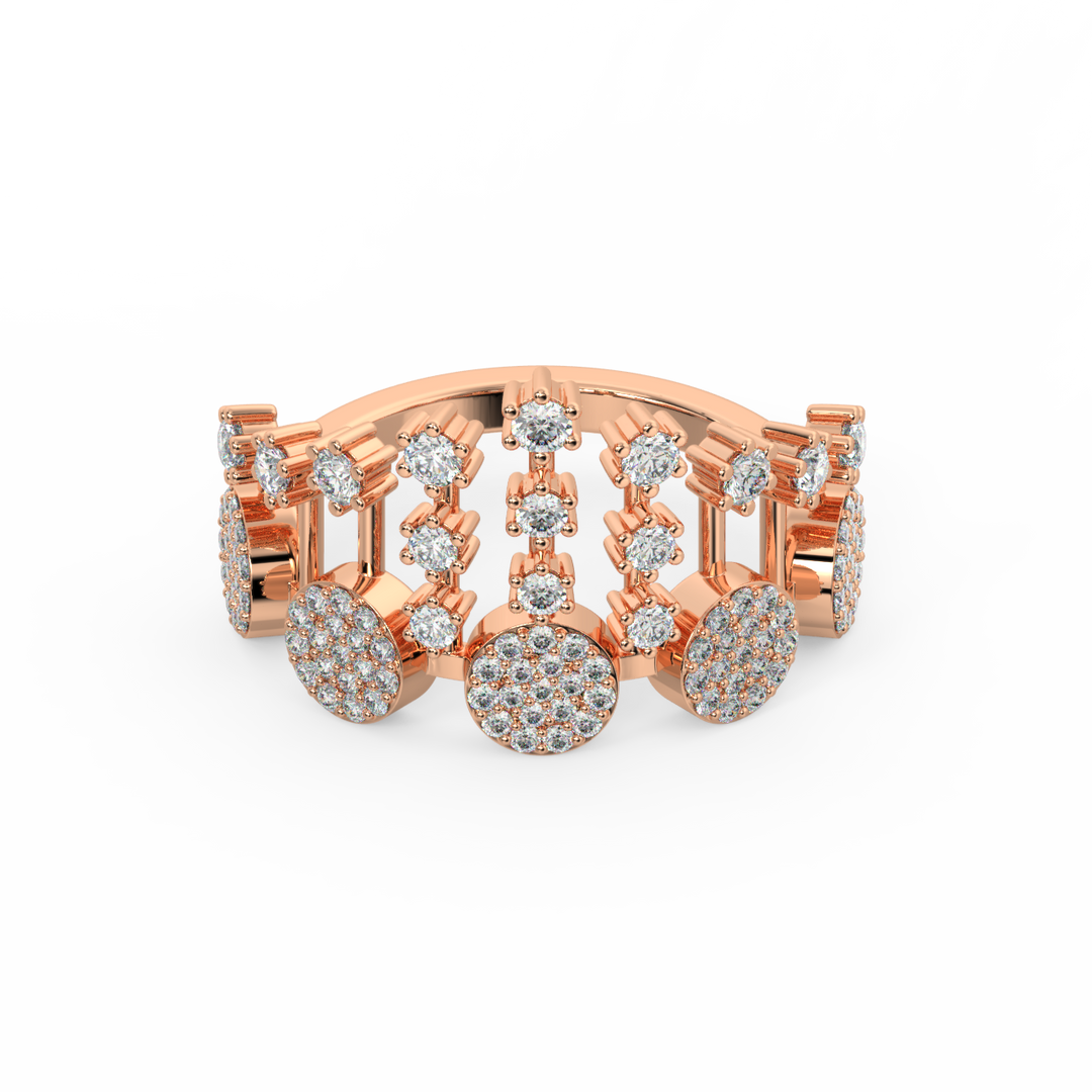 The Crown  Lab Grown Diamond   Ring by Stefee Jewels