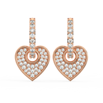 Load image into Gallery viewer, Dazzling Dreams Lab Grown Diamond Hoop Earrings by Stefee Jewels
