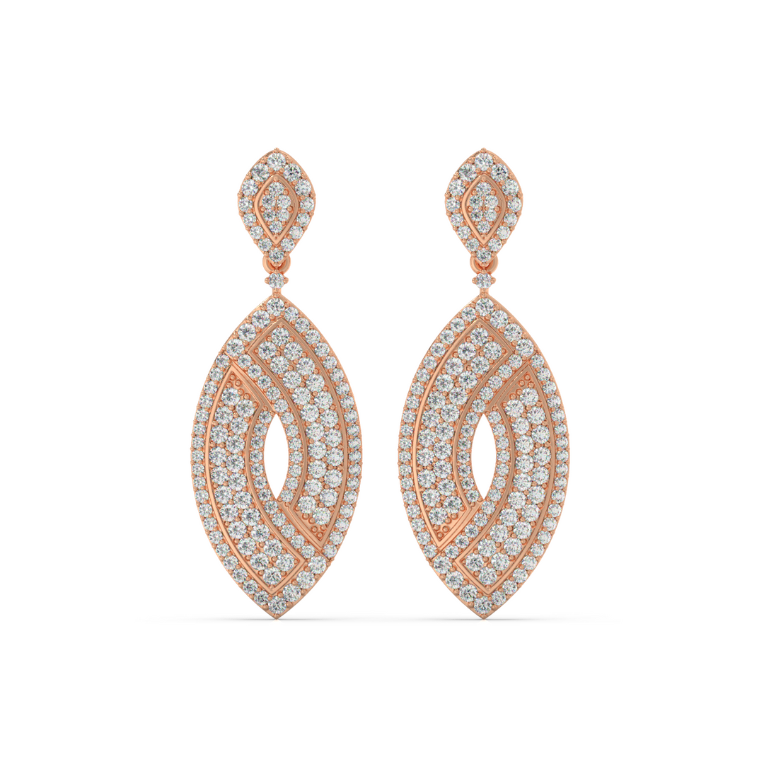 Bright Charms Lab Grown Diamond Drop Earrings by Stefee Jewels