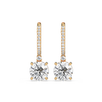 Load image into Gallery viewer, Classic  Lab Grown Diamond  Dangles By Stefee Jewels
