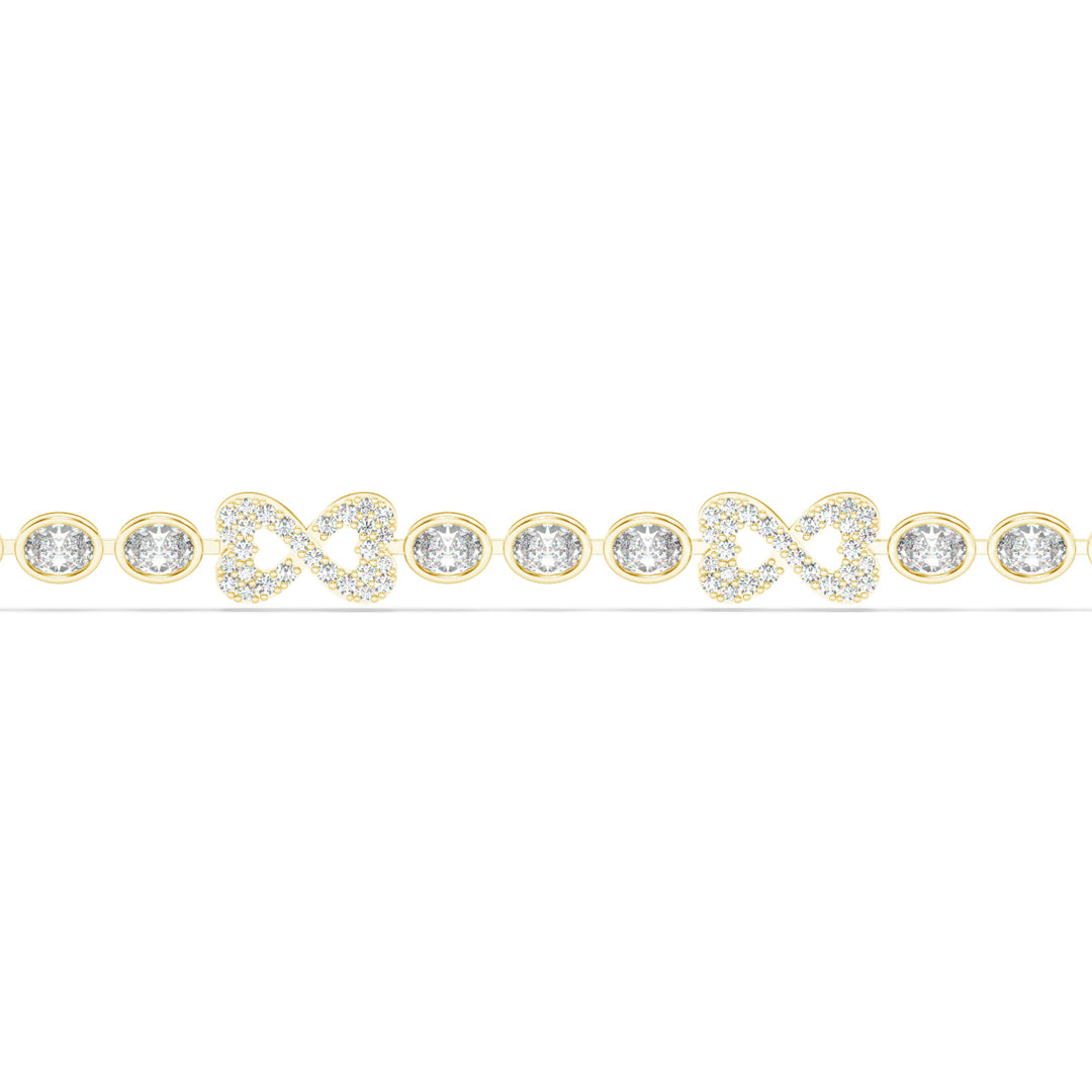 Exquisite Lab Grown Diamond Bracelet by Stefee Jewels