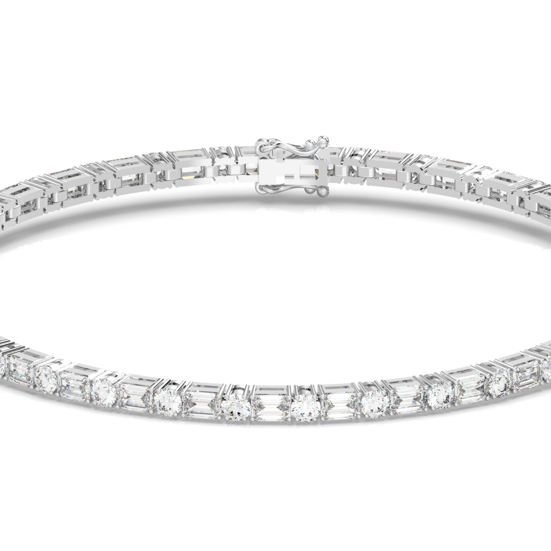 Geometric Lab Grown Diamond Bracelet for every occasion  by Stefee Jewels