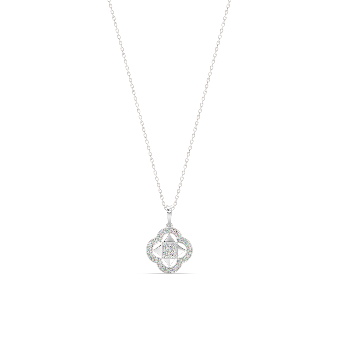 Lab Grown Diamond Apex Pendant by Stefee Jewels