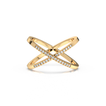 Load image into Gallery viewer, Signum Cross Lab Grown Diamond Ring by Stefee Jewels