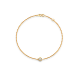 Load image into Gallery viewer, Bezel Set Lab Grown Diamond Bracelet by Stefee