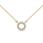 Load image into Gallery viewer, Open Circle Lab Grown Diamond Pendant Small by Stefee