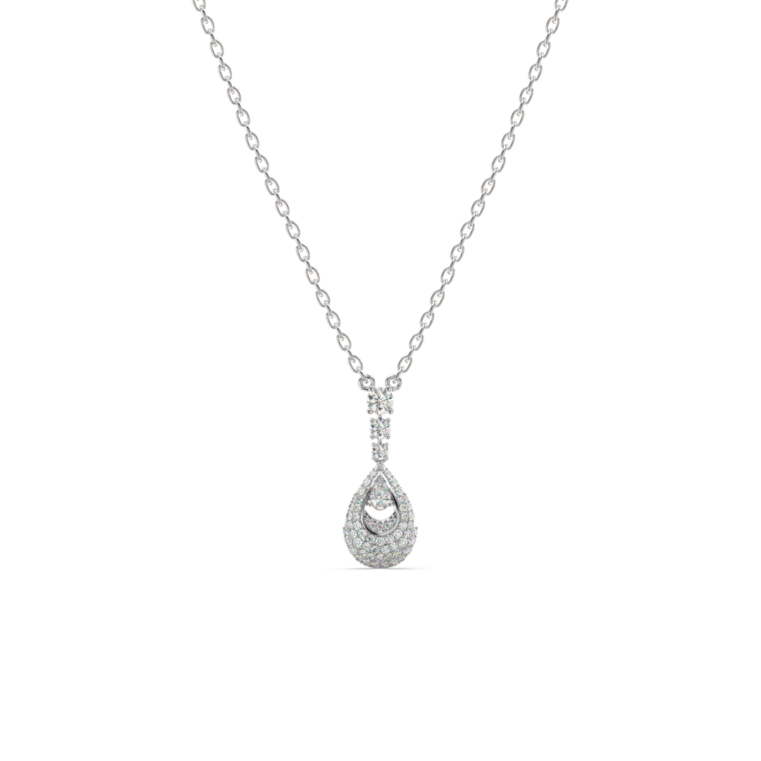 Queenly-Studden  Lab Grown Diamond  Pendant by Stefee Jewels