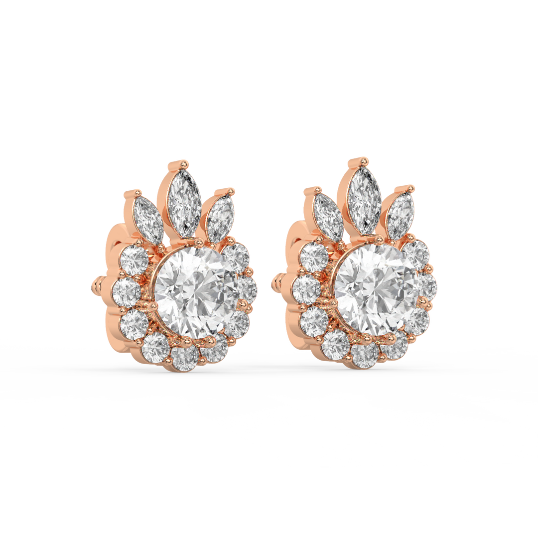 Chic Everyday Diamond Pedant & Earrings by Stefee Jewels