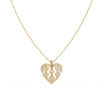 Load image into Gallery viewer, Dazzling Heart  Lab Grown Diamond Pendant by Stefee Jewels
