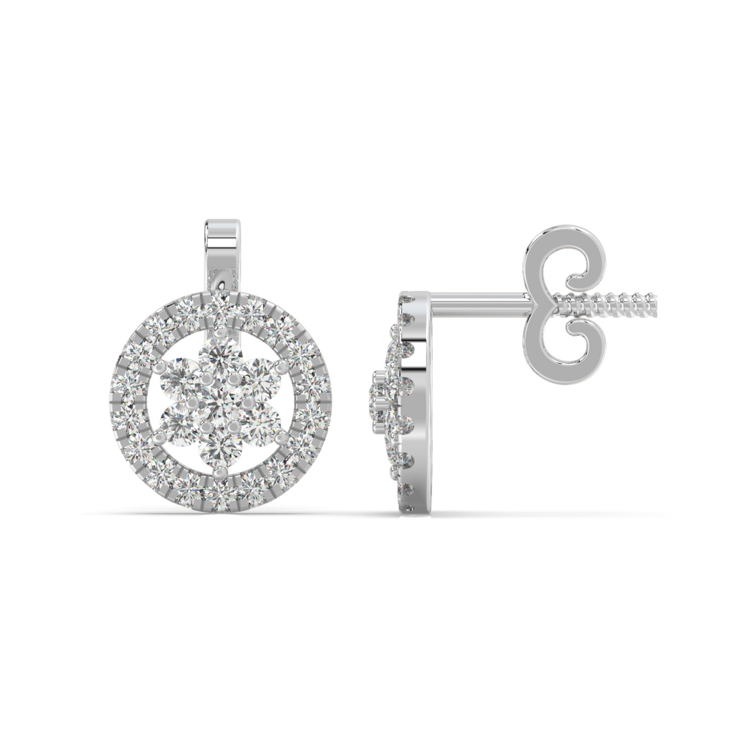 Blooming Radiance Lab Grown Diamond  Pendant Set by Stefee Jewels