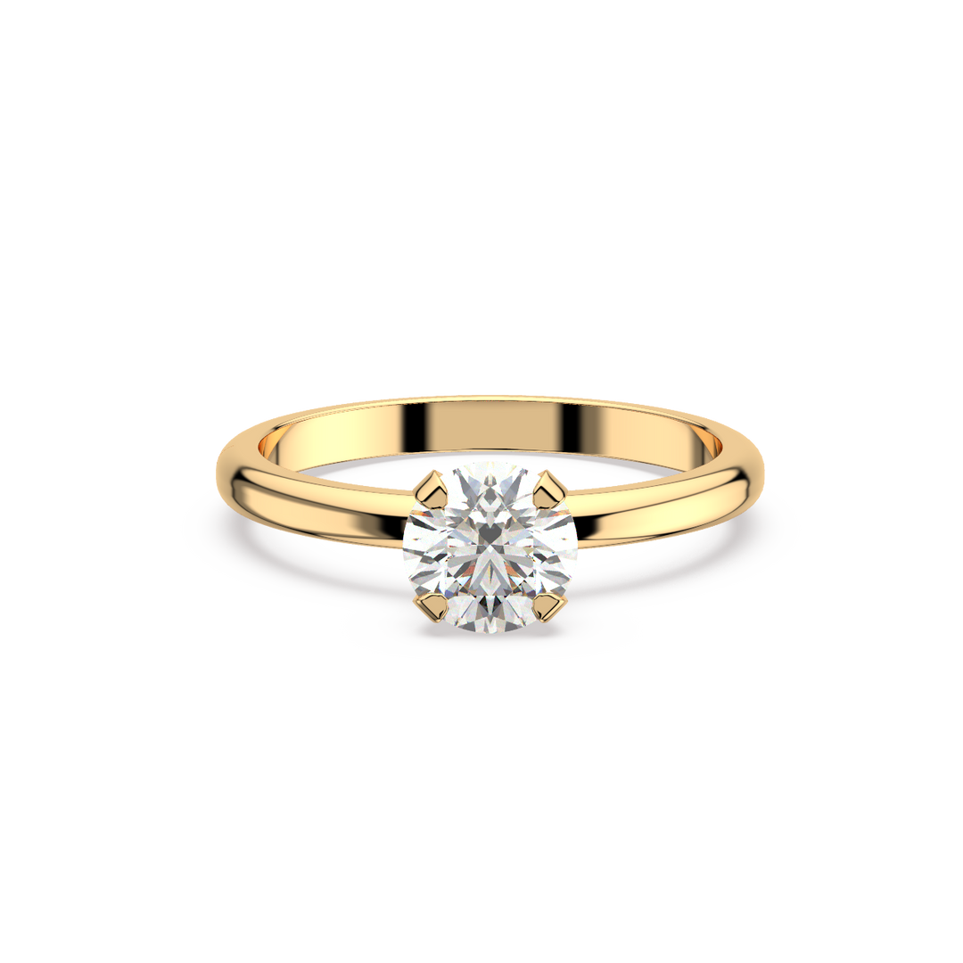 Solitaire 1ct. Lab Grown - Engagement Diamond Ring by Stefee Jewels