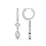 Load image into Gallery viewer, Glittering Grace Lab Grown Diamond Drop Earrings by Stefee Jewels
