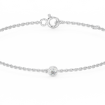 Load image into Gallery viewer, Bezel Set 3  Lab Grown Diamond Bracelet by Stefee
