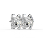 Load image into Gallery viewer, Solitaire Marquise Lab Grown Diamond Studs Earrings by Stefee
