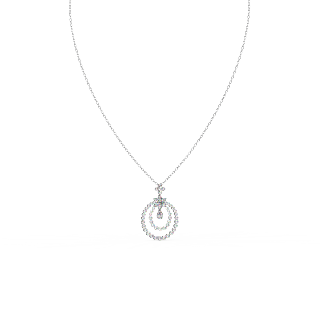 Elegant Spark Lab Grown Diamond Pendant by Stefee Jewels