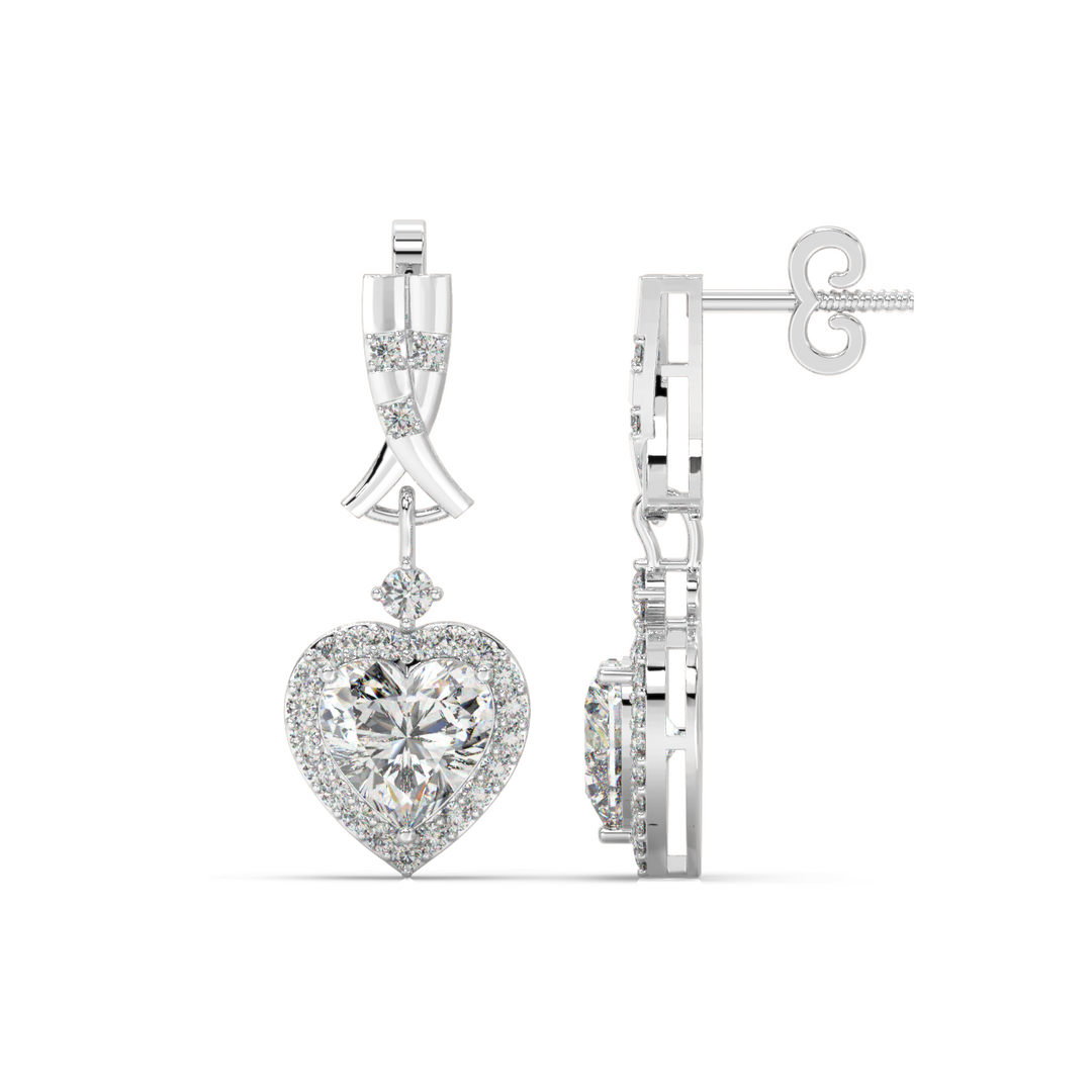 Timeless Treasures Lab Grown Diamond Drop Earrings by Stefee Jewels