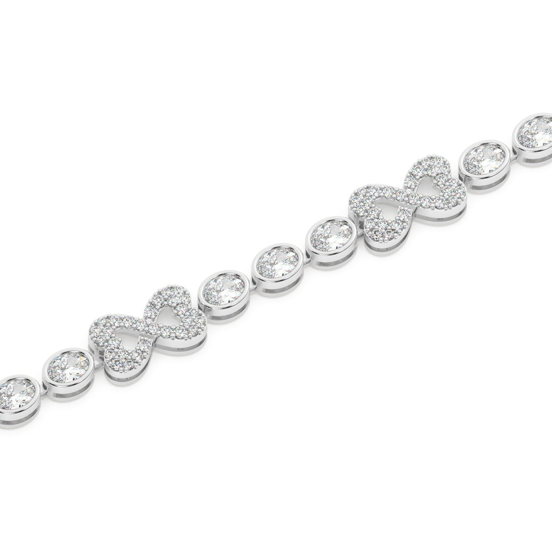Exquisite Lab Grown Diamond Bracelet by Stefee Jewels