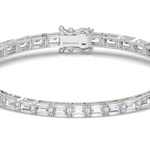 Load image into Gallery viewer, Radiant Lab Grown Diamond Tennis Bracelets by Stefee Jewels
