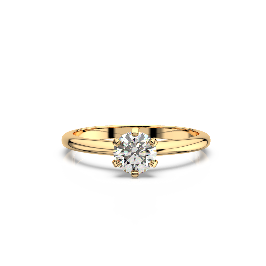 Solitaire 0.75 ct. Engagement Lab Grown Diamond Ring by Stefee Jewels