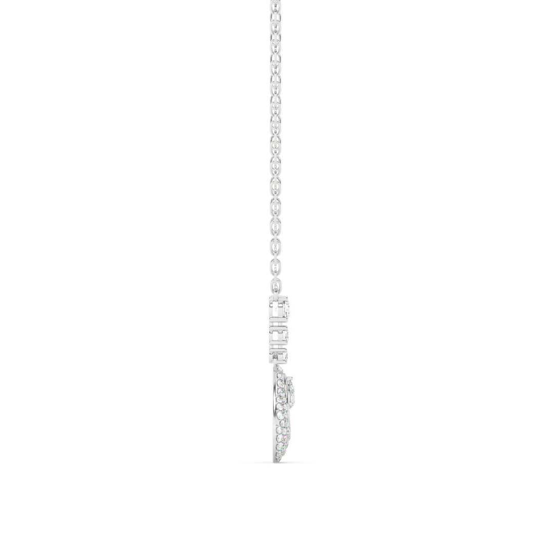 Queenly-Studden  Lab Grown Diamond  Pendant by Stefee Jewels