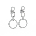 Load image into Gallery viewer, Hoops on Hoops  Lab Grown Diamond Earrings By Stefee Jewels
