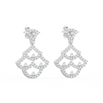 Load image into Gallery viewer, Brilliant Chains Lab Grown Diamond Drop Earrings by Stefee Jewels
