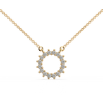 Load image into Gallery viewer, Open Circle Lab Grown Diamond Pendant Large by Stefee