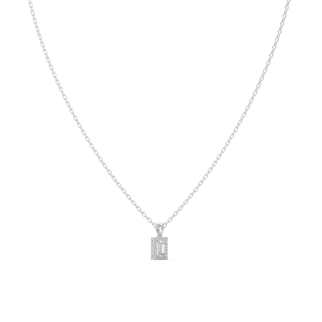 Brilliant Shine  Lab Grown Diamond  Pendant Set by Stefee Jewels