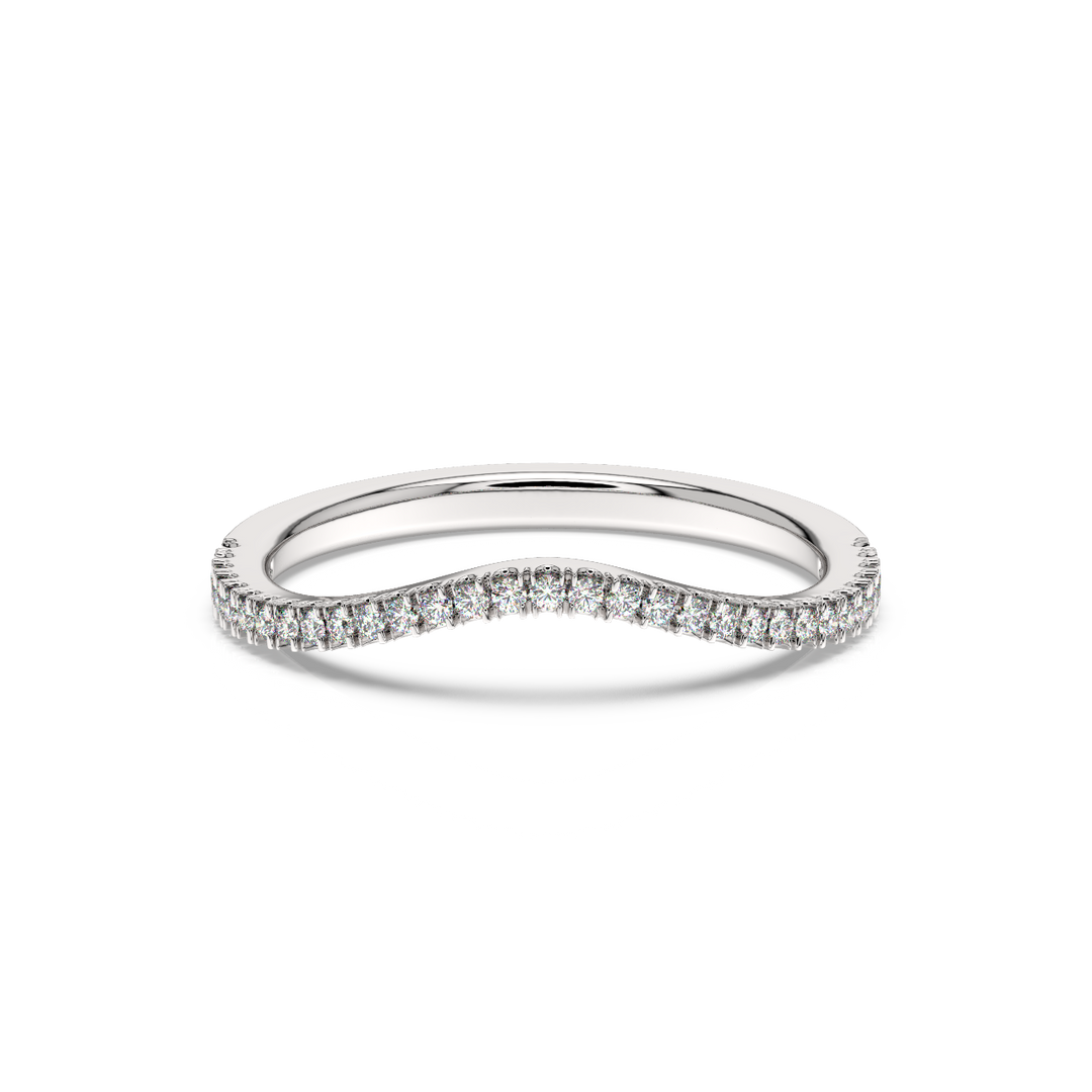 Rippling Round Lab Grown Diamonds Ring  by Stefee