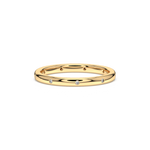 Load image into Gallery viewer, Stacking Band Ring with 9 Lab Grown Diamond Ring by Stefee Jewels
