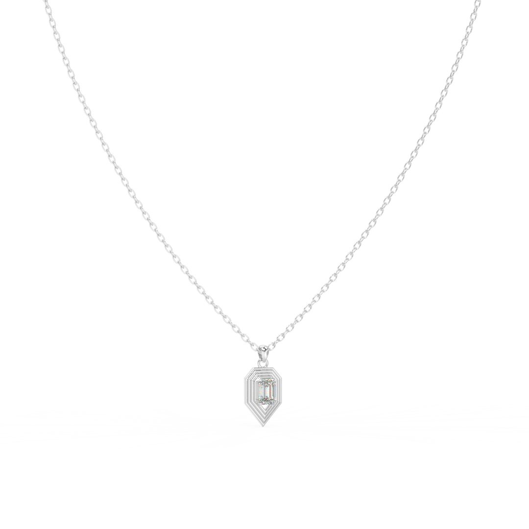 Dazzling Radiance Lab Grown Diamond Pendant by Stefee Jewels