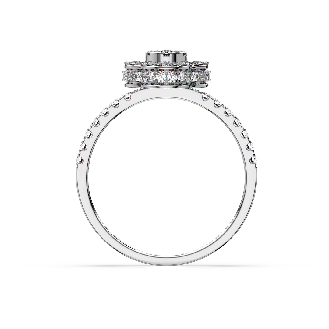 The Pear Drop  Lab Grown Diamond Ring by Stefee Jewels