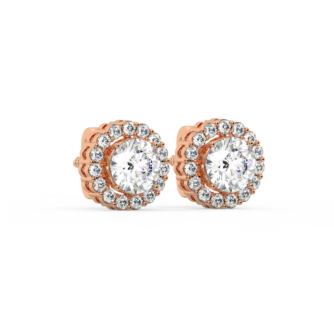 Gleaming Stone Lab Grown Diamond  Pendant Set by Stefee Jewels