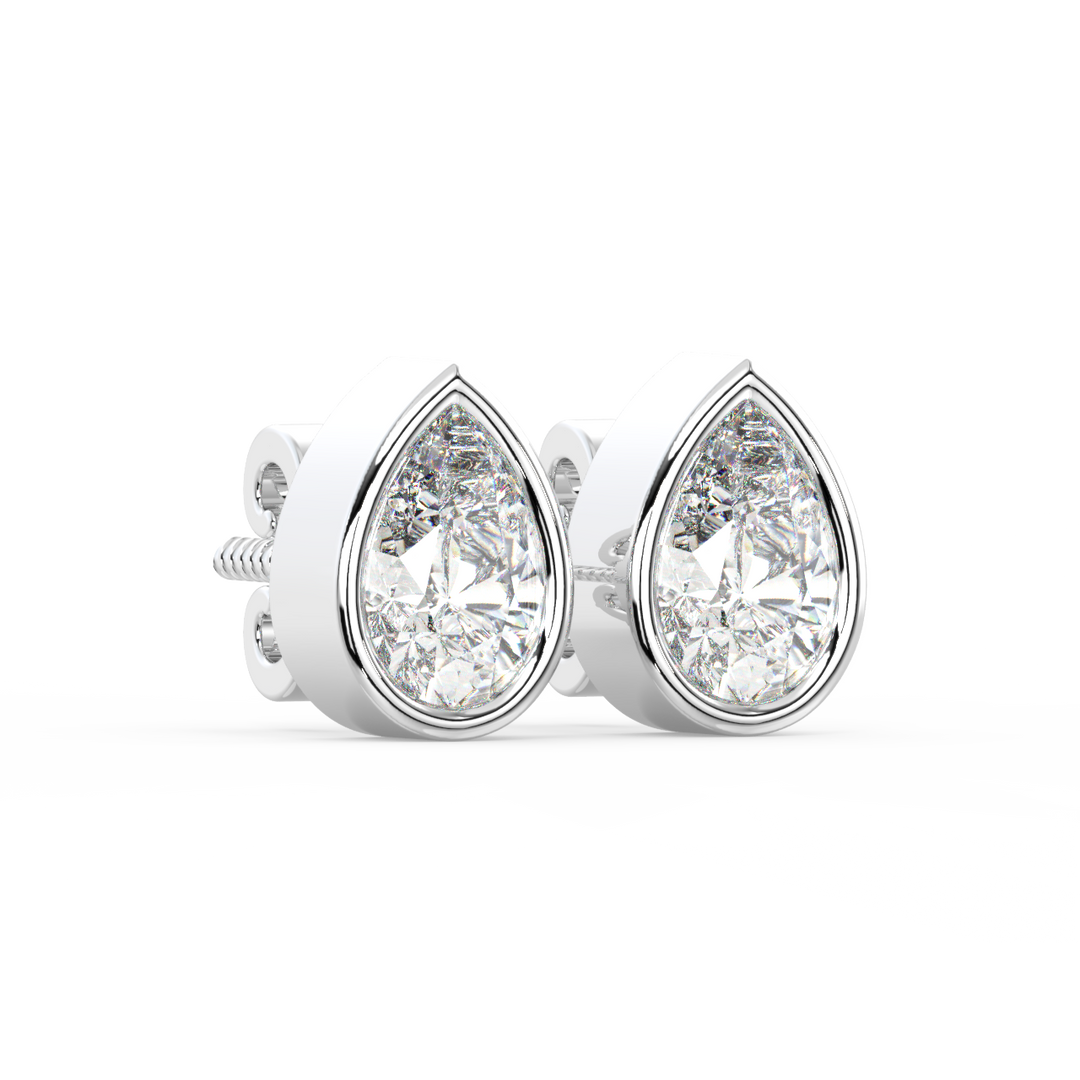 Timeless Twinkle Lab Grown Diamond Stud Earrings by Stefee Jewels