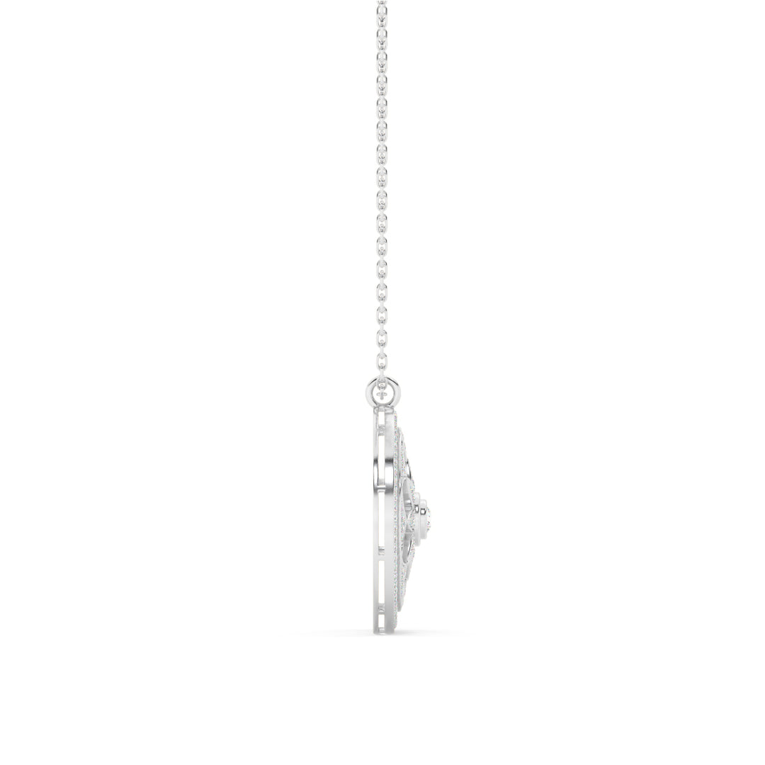 Bloom  Lab Grown Diamond Gem Pendant by Stefee Jewels