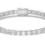 Load image into Gallery viewer, Radiant Lab Grown Diamond Tennis Bracelets by Stefee Jewels
