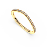 Load image into Gallery viewer, Very Slight Rippling Round Lab Grown Diamond Ring by Stefee Jewels