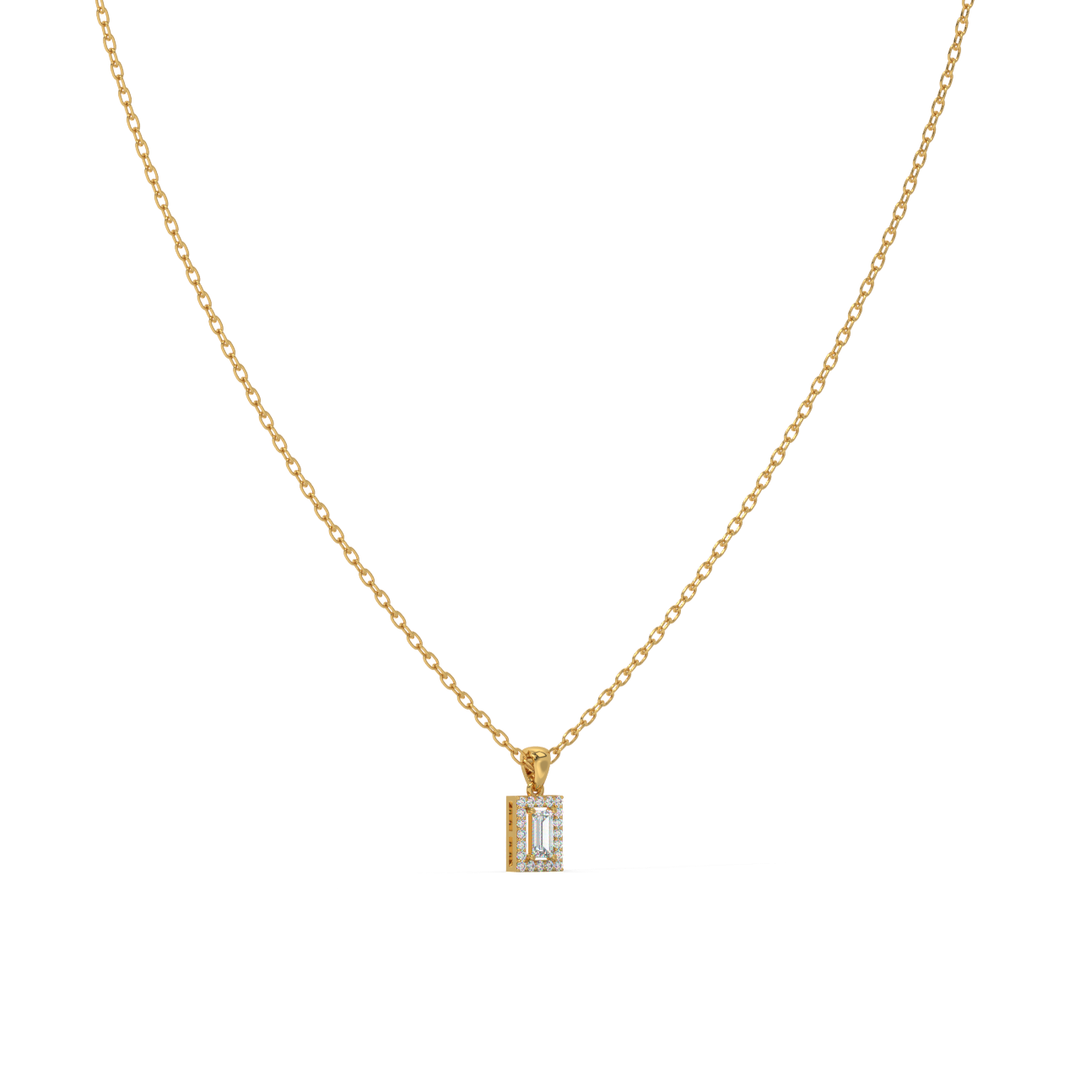 Brilliant Shine  Lab Grown Diamond  Pendant Set by Stefee Jewels