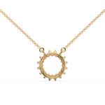 Load image into Gallery viewer, Open Circle Lab Grown Diamond Pendant Large by Stefee