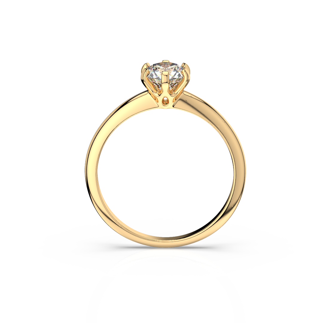 Solitaire 0.75 ct. Engagement Lab Grown Diamond Ring by Stefee Jewels