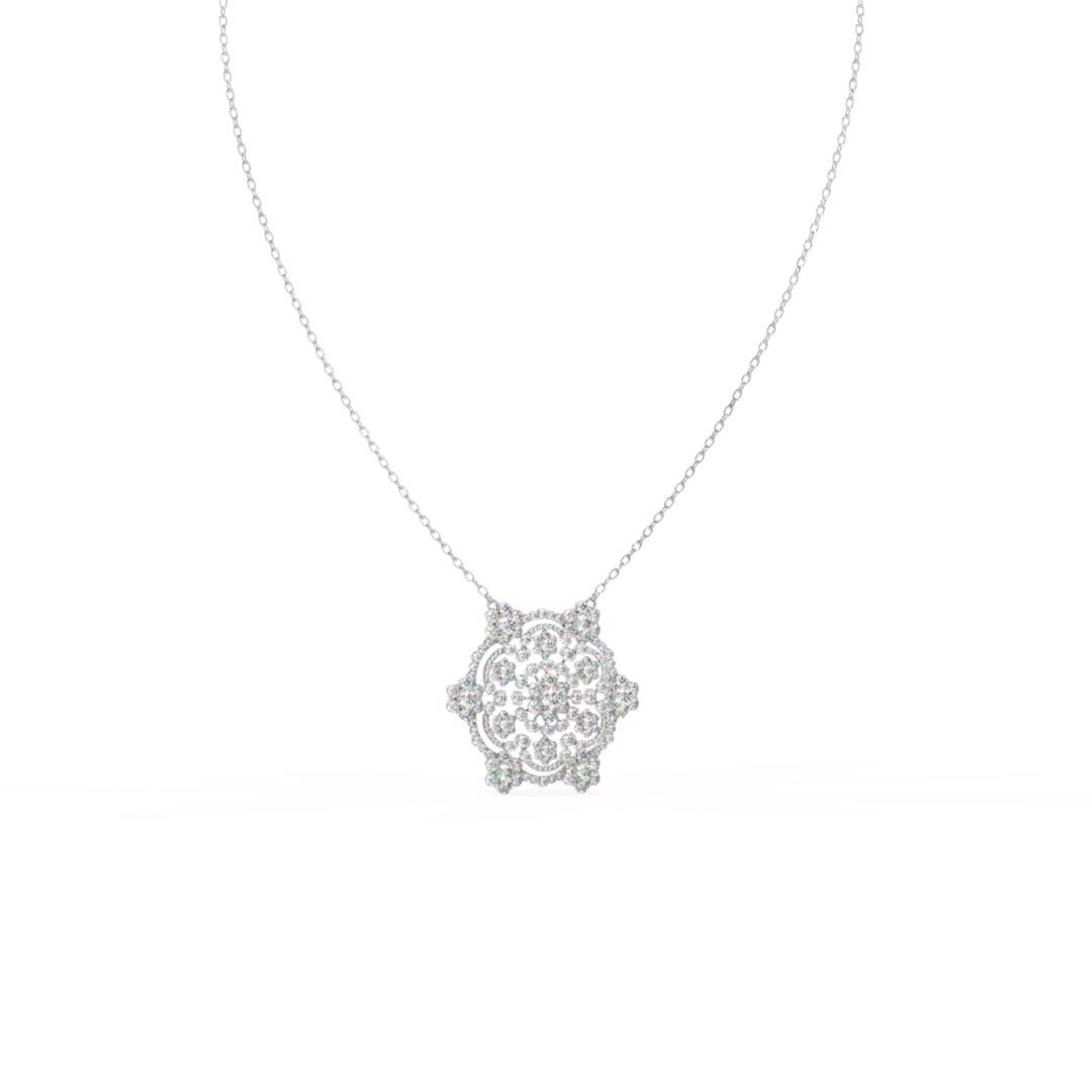 Radiant Gem Lab Grown Diamond Pendant by Stefee Jewels